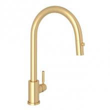 Rohl U.4044SEG-2 - Holborn™ Pull-Down Kitchen Faucet With C-Spout