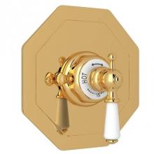 Rohl U.5585L-EG/TO - Edwardian™ 3/4'' Octagonal Thermostatic Trim Without Volume Control