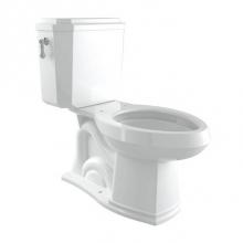 Rohl U.KIT112-APC - Perrin & Rowe® Deco Elongated Close Coupled 1.28 GPF High Efficiency Water Closet/Toilet