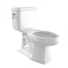 Rohl U.KIT113-PN - Perrin & Rowe® Victorian Elongated Close Coupled 1.28 GPF High Efficiency Water Closet/To