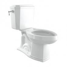 Rohl U.KIT115-APC - Perrin & Rowe® Deco Elongated Close Coupled 1.28 GPF High Efficiency Water Closet/Toilet