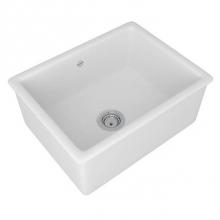 Rohl UM2318WH - Shaker™ 23'' Single Bowl Undermount Or Drop-in Fireclay Kitchen Sink
