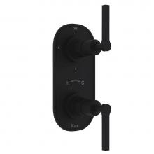 Rohl A4264LMMB - Lombardia® 1/2'' Thermostatic Trim With Diverter