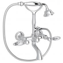 Rohl A1401LCAPC - Exposed Wall Mount Tub Filler