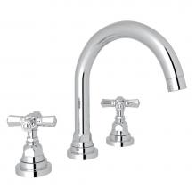 Rohl A2328XMAPC-2 - San Giovanni™ Widespread Lavatory Faucet With C-Spout