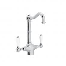 Rohl A1680LPAPC-2 - Acqui® Two Handle Bar/Food Prep Kitchen Faucet