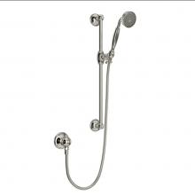 Rohl 1301EPN - Handshower Set With 22'' Slide Bar and Single Function Handshower