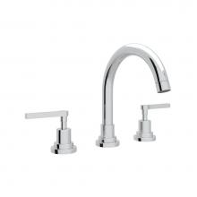 Rohl A2228LMAPC-2 - Lombardia® Widespread Lavatory Faucet With C-Spout