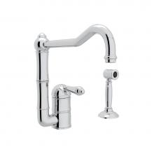 Rohl A3608LMWSAPC-2 - Acqui® Kitchen Faucet With Side Spray
