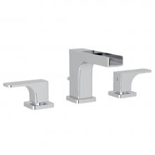 Rohl CUC102L-APC-2 - Quartile™ Widespread Lavatory Faucet With Trough