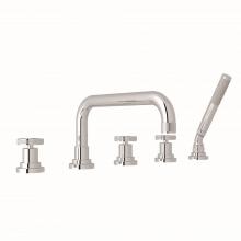 Rohl A3314IWAPC - Campo™ 5-Hole Deck Mount Tub Filler