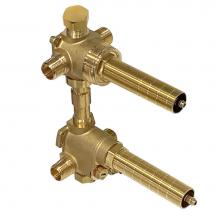 Rohl R1052BD - 1/2'' Thermostatic Rough Valve-In With Integrated Two Outlet Dedicated Diverter