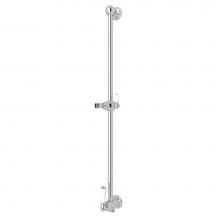 Rohl U.5535APC - 25'' Slide Bar With Integrated Volume Control And Outlet