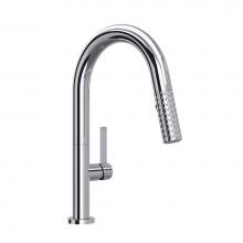 Rohl TE65D1LMAPC - Tenerife™ Pull-Down Bar/Food Prep Kitchen Faucet With C-Spout