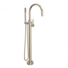 Rohl TMB06F1LMSTN - Graceline® Single Hole Floor Mount Tub Filler Trim