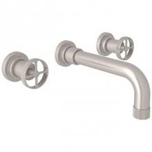 Rohl A3307IWSTN-2 - Campo Wall Mount Widespread Lavatory Faucet