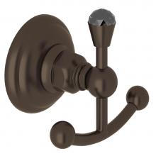Rohl A1481CTCB - Swarovski® Crystal Double Robe Hook