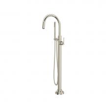 Rohl TAP05F1LMPN - Apothecary™ Single Hole Floor Mount Tub Filler Trim
