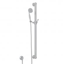 Rohl 1272EAPC - Handshower Set With 39'' Grab Bar and Single Function Handshower