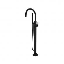 Rohl TAP05F1LMMB - Apothecary™ Single Hole Floor Mount Tub Filler Trim