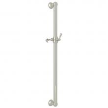 Rohl 1270PN - 36'' Grab Bar With Sliding Handshower Holder