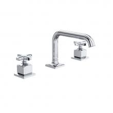 Rohl AP09D3XMAPC - Apothecary™ Widespread Lavatory Faucet With U-Spout