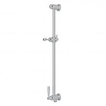 Rohl U.5350APC - 24'' Slide Bar With Integrated Volume Control And Outlet