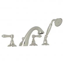 Rohl A1464LMPN - Acqui® 4-Hole Deck Mount Tub Filler