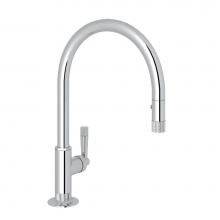 Rohl MB7930LMAPC-2 - Graceline® Pull-Down Kitchen Faucet With C-Spout