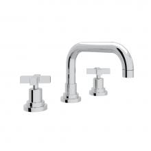 Rohl A2218XMAPC-2 - Lombardia® Widespread Lavatory Faucet With U-Spout