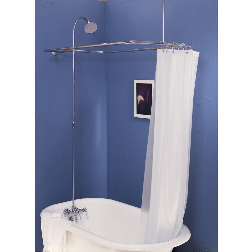 Chrome Shower Enclosure Set Includes