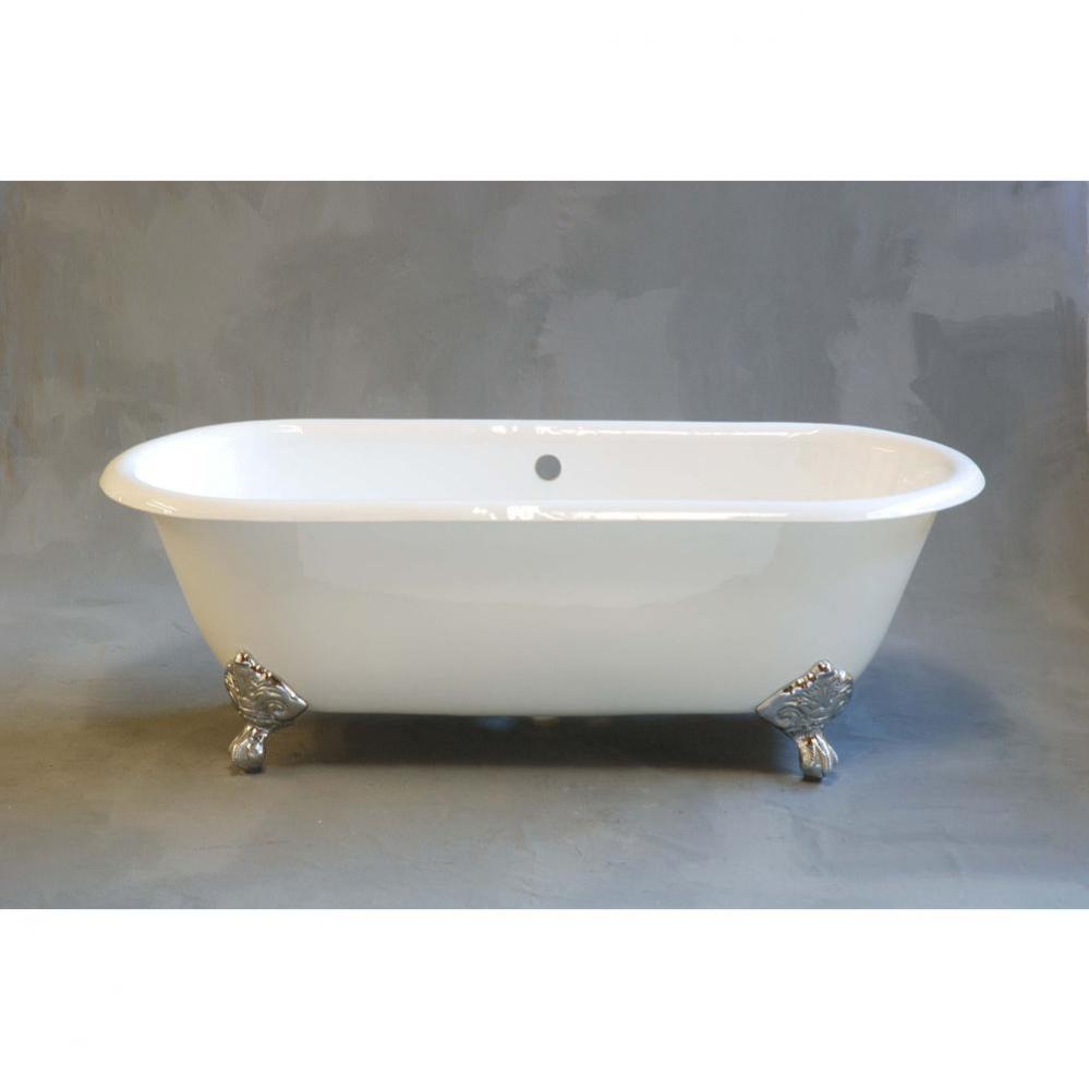 P0768 The Cloud 5 1/2apos;apos; Cast Iron Dual Tub On Legs Without Faucet