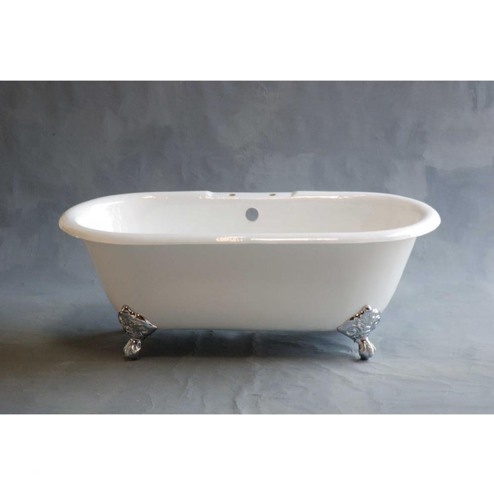 P0881 The Mendocino 5apos;apos; Cast Iron Dual Tub On Legs With