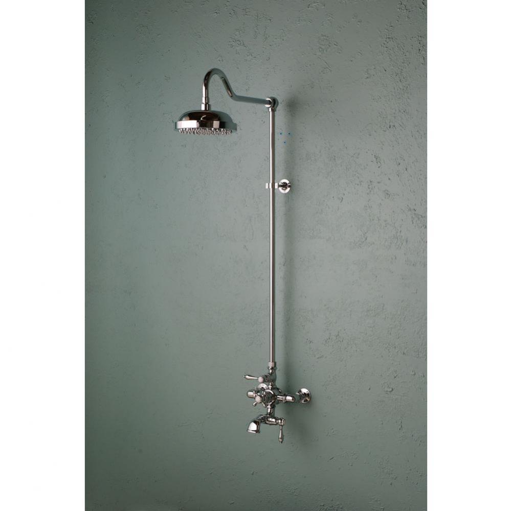 Chrome Exposed Thermostatic Shower Set
