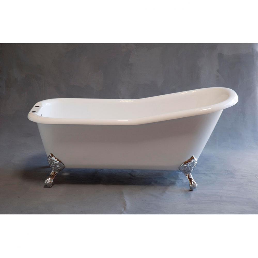 P0951 The Folsom 5 1/2'' Acrylic Slipper Tub On Legs With 7'' Center To