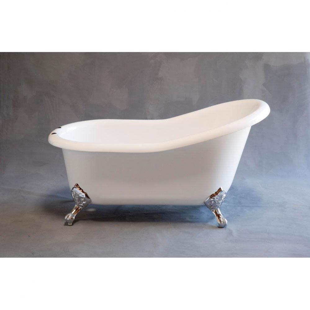 P0956 The Huron 5'' Acrylic Slipper Tub On Legs With 7'' Center To Center Rim
