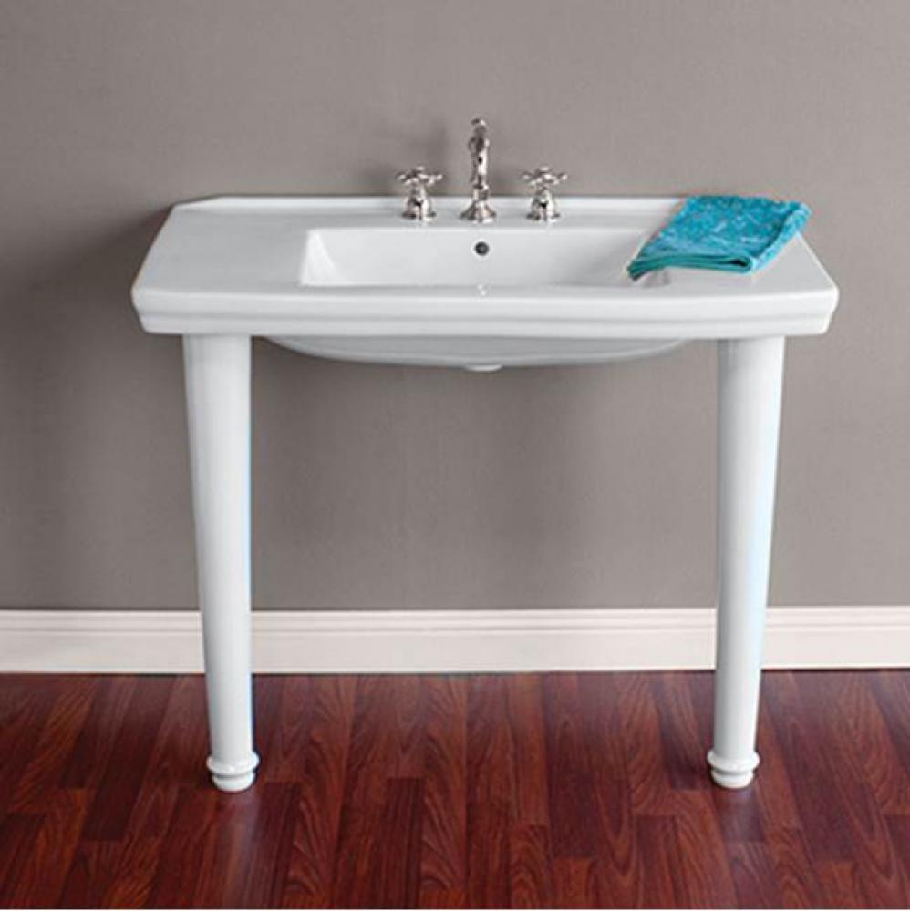 Lavatory Sinks Large Modern Style Console Sink With