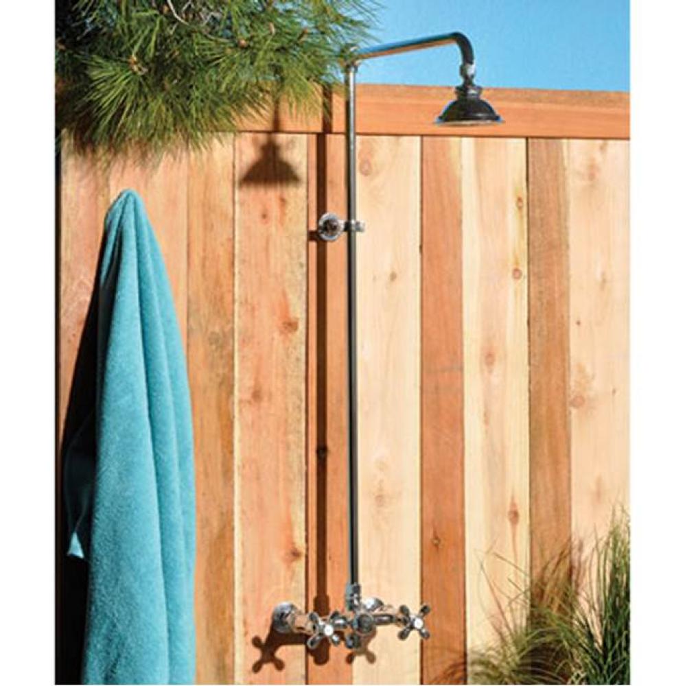 Exposed Showers Chrome Outdoor Shower