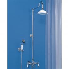Sign Of The Crab P0713C - Chrome Exposed Wall Mount Shower