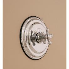 Sign Of The Crab P0920C - Chrome Thermostatic Control Valve With Round Plate And 5 Spoke