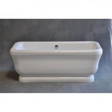 Sign Of The Crab P0945 - P0945 The Solitude 70'' Acrylic Tub, Without Faucet Holes.  Includes Drain,