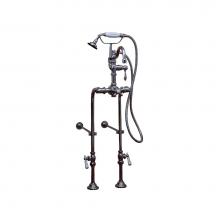 Sign Of The Crab P1069C - Chrome Faucet & Over The Rim Supply Set Kit.  Includes Thermostatic 7'' Center