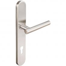 Inox BP106MA35-VH-32D-RH - BP Multipoint 106 Copenhagen Euro Entry Lever High US32D RH