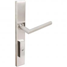 Inox MU107MA55-VH-32D-LH - MU Multipoint 107 Stockholm US Entry Lever High US32D LH