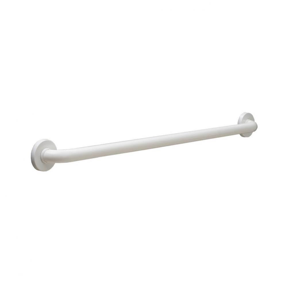 1-1/4'' Diameter Vinyl-Coated Grab Bar With Snap Flange