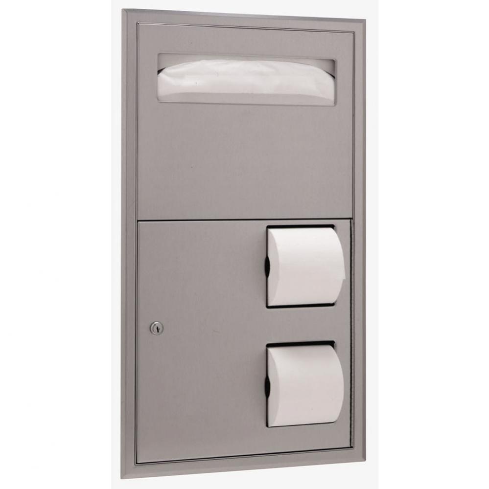 Seat-Cover Dispenser And Toilet Tissue Dispenser