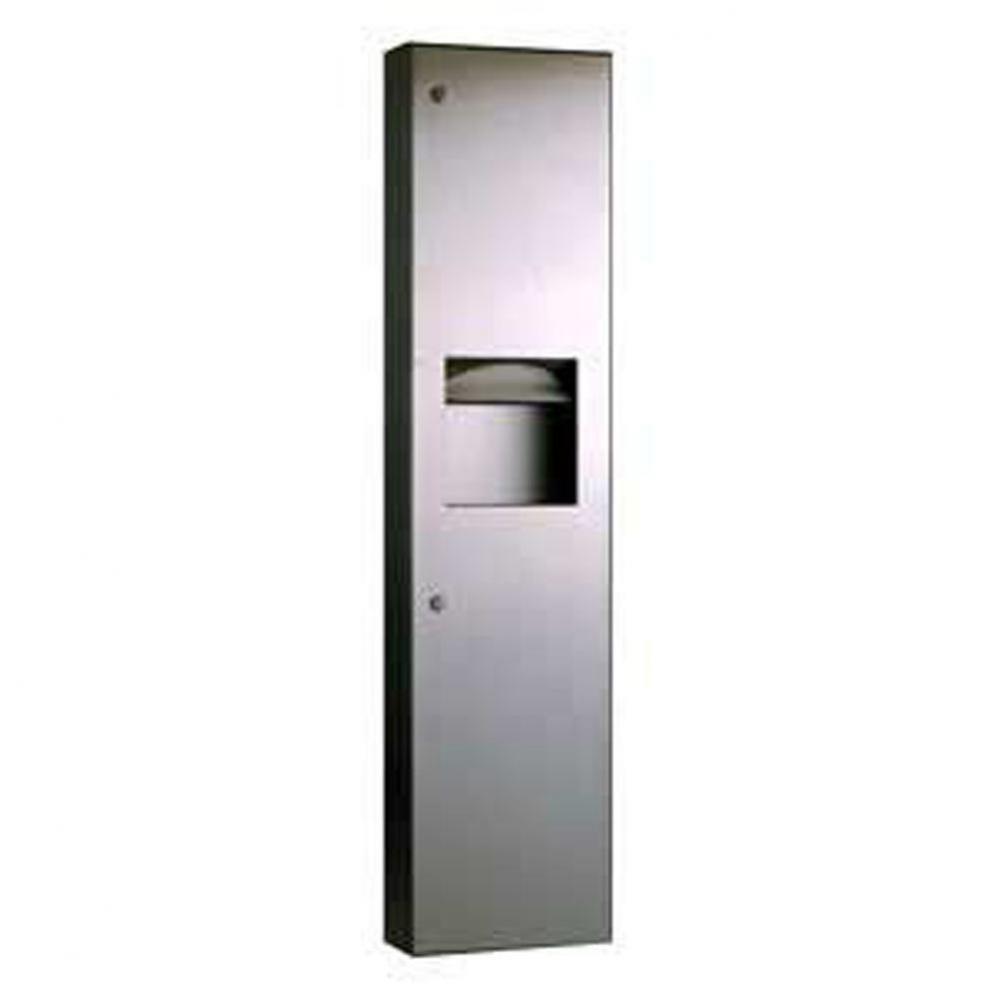 Trimline Paper Towel Dispenser/Waste Receptacle