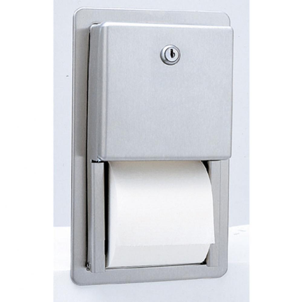 Multi-Roll Toilet Tissue Dispenser, Stainless Steel