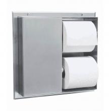 Bobrick 386 - Partition-Mounted Multi-Roll Toilet Tissue Dispenser