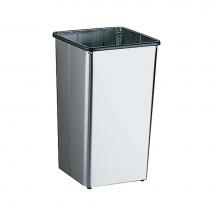 Bobrick 2280 - Waste Receptacle With Open Top, 21-Gallon
